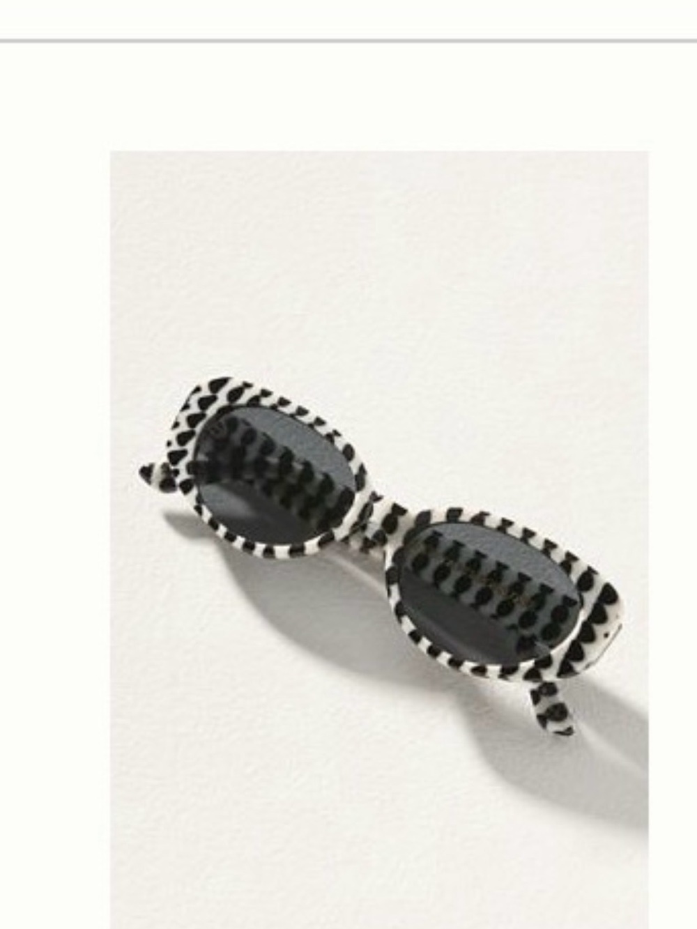 I-SEA Anthropologie Marley black and white sunglasses
